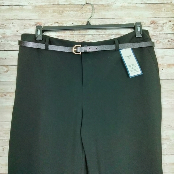 Charter Club Trouser Sz 18 Belt Tummy Slimming 866 - Picture 2 of 8